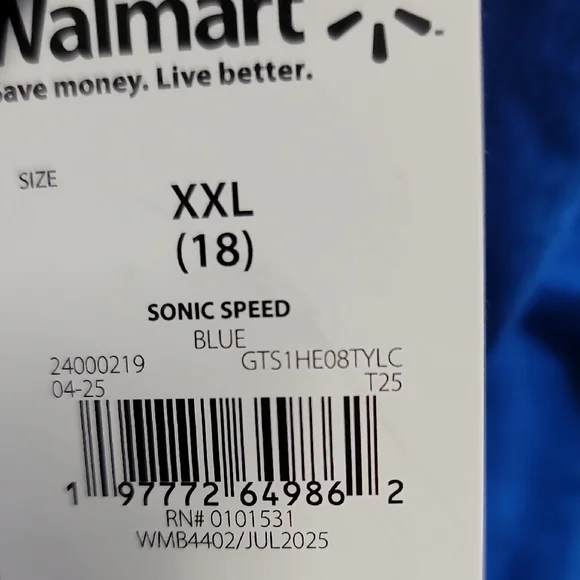 **Sonic The Hedgehog Blue 'Speed!' Graphic Tee** - Picture 2 of 3